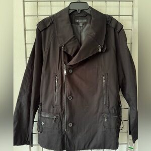 INC International Concepts Black Jacket Size Large Retail for $189
